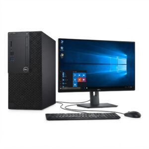 PC BUREAU COMPLET DELL Optilex 3050 - avec moniteur 24" less border.